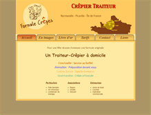 Tablet Screenshot of formule-crepes.com
